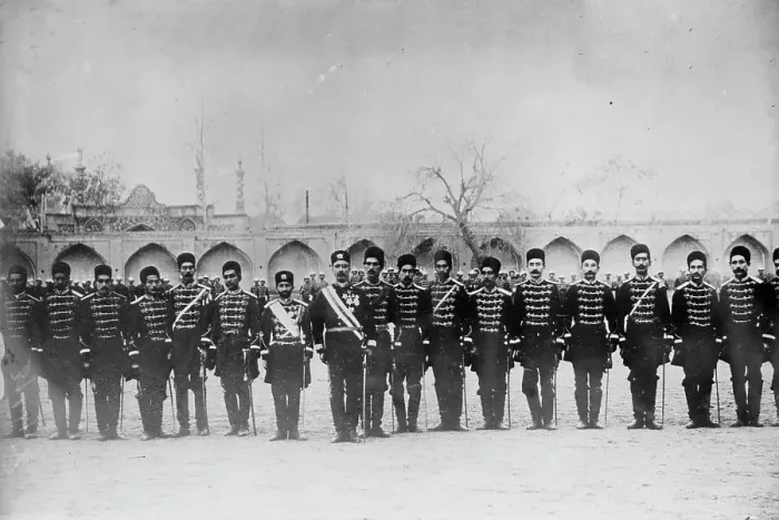 Framed Print : Persian police, 1918. Creator: Bain News Service Framed Print : Persian police, 1918. Creator: Bain News Service