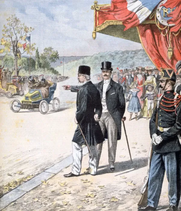 Framed Print : The Persian Shah Mozzafar al-Din Shah Qajar in France, 1902 Framed Print : The Persian Shah Mozzafar al-Din Shah Qajar in France, 1902