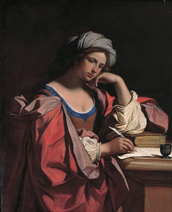 Framed Print : The Persian Sibyl, 1647-1648. Creator: Guercino (1591-1666) Framed Print : The Persian Sibyl, 1647-1648. Creator: Guercino (1591-1666)
