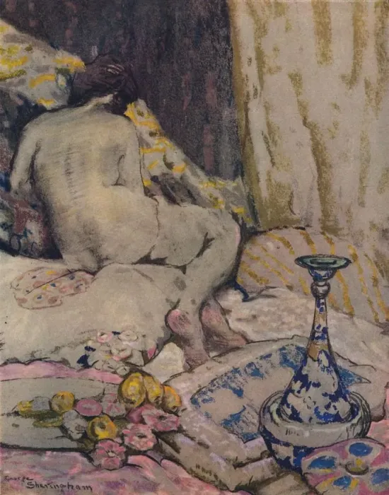 Framed Print : The Persian Vase, c1916. Artist: George Sheringham Framed Print : The Persian Vase, c1916. Artist: George Sheringham