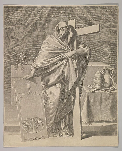 Personification of Faith, 1642. Creator: Claude Mellan