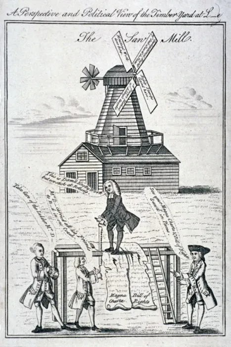 Framed Print : A perspective and political view of the timber-yard at L-e, 1769 Framed Print : A perspective and political view of the timber-yard at L-e, 1769