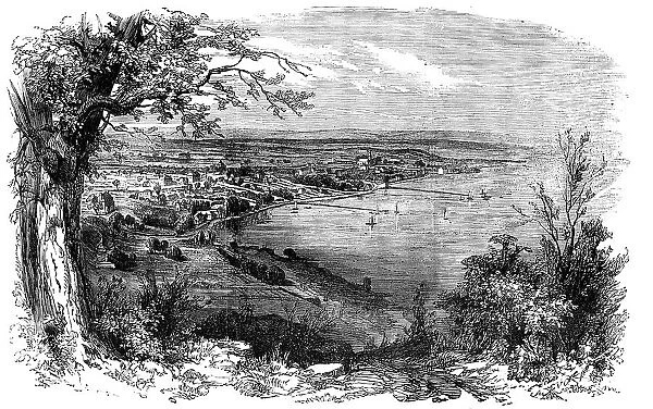 Perth, Western Australia, from Mount Eliza, 1856. Creator: Unknown