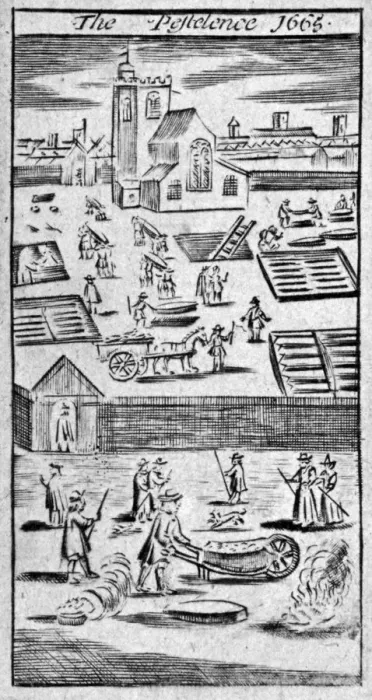 Framed Print : The Pestelence 1665, 1665 Framed Print : The Pestelence 1665, 1665