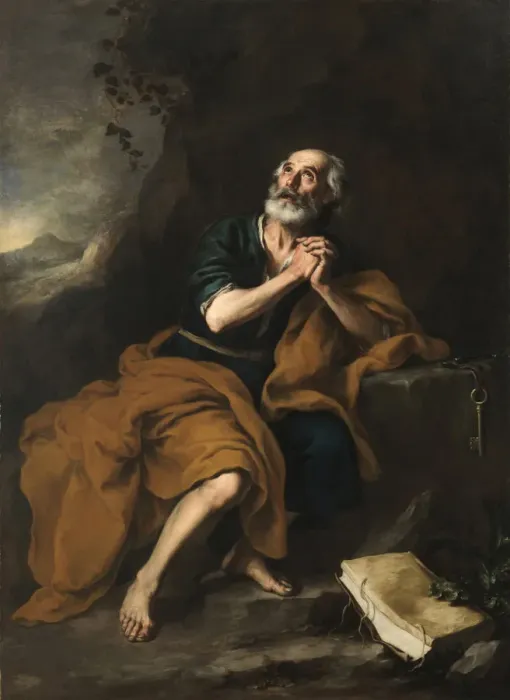 Framed Print : Peter the Apostle, 1665-1670. Creator: Murillo, Bartolome Esteban (1617-1682) Framed Print : Peter the Apostle, 1665-1670. Creator: Murillo, Bartolome Esteban (1617-1682)
