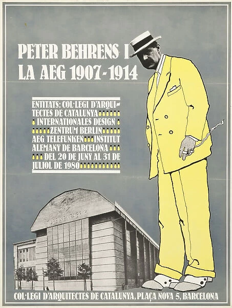 Peter Behrens and AEG 1907-1914 (Poster). Artist: Anonymous