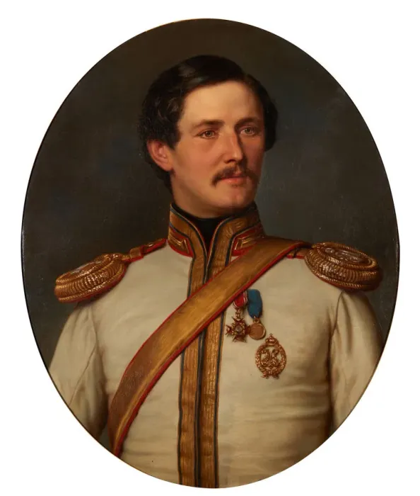 Framed Print : Peter Dominikus Ludwig (1831-1887), Prince of Sayn-Wittgenstein-Berleburg-Ludwigsburg, 1858 Framed Print : Peter Dominikus Ludwig (1831-1887), Prince of Sayn-Wittgenstein-Berleburg-Ludwigsburg, 1858