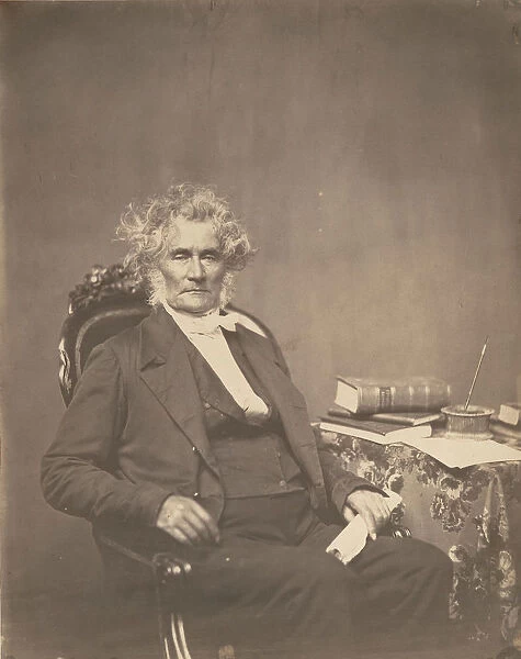 Peter Force, ca. 1858. Creator: Mathew Brady