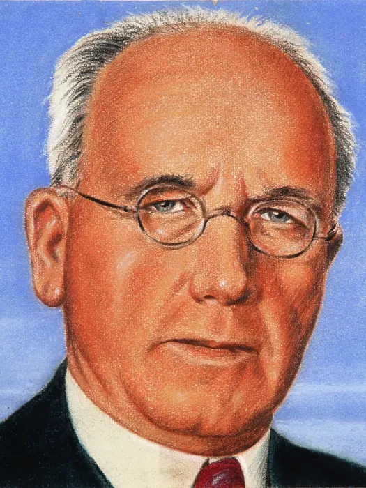 Framed Print : Peter Fraser 1944 (cropped), c1944. Creators: William Timym, Central Office of Information Framed Print : Peter Fraser 1944 (cropped), c1944. Creators: William Timym, Central Office of Information