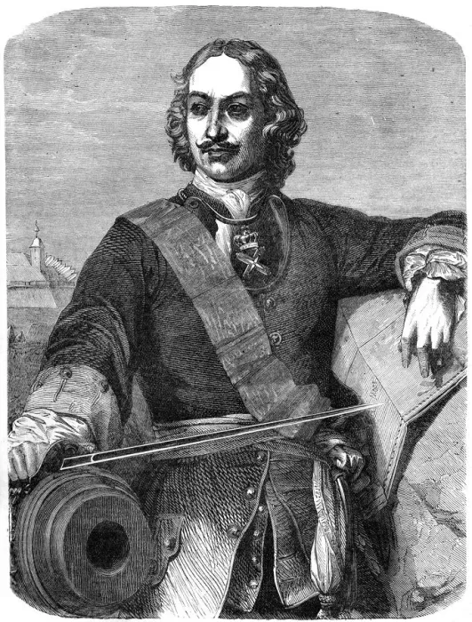 Framed Print : Peter the Great (1672-1725), 19th century Framed Print : Peter the Great (1672-1725), 19th century