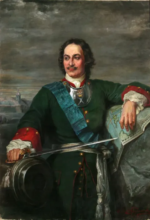 Framed Print : Peter the Great (After Hippolyte Delaroche), 1914. Artist: Bezler-Ciszewska, Henryka Framed Print : Peter the Great (After Hippolyte Delaroche), 1914. Artist: Bezler-Ciszewska, Henryka