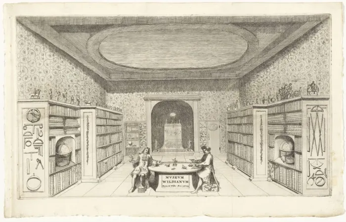 Framed Print : Peter the Great visiting the Museum Wildianum on 13 December 1697. Artist: Wilde, Maria de (1682-1729) Framed Print : Peter the Great visiting the Museum Wildianum on 13 December 1697. Artist: Wilde, Maria de (1682-1729)