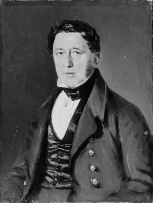 Framed Print : Peter Hiort Lorenzen, Schleswig state deputy, the artist's brother-in-law, 1840-1844. Creator: Christian Albrecht Jensen Framed Print : Peter Hiort Lorenzen, Schleswig state deputy, the artist's brother-in-law, 1840-1844. Creator: Christian Albrecht Jensen
