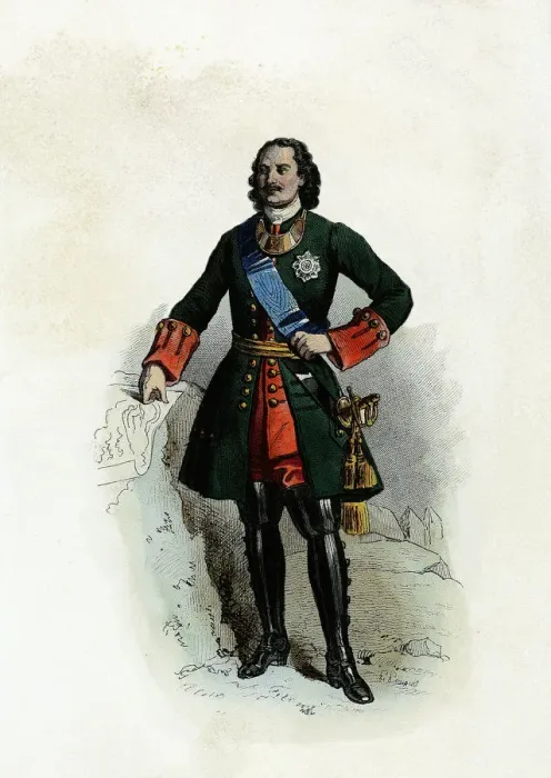 Framed Print : Peter I the Great (1672-1725). Tsar of Russia, engraving, 1870 Framed Print : Peter I the Great (1672-1725). Tsar of Russia, engraving, 1870