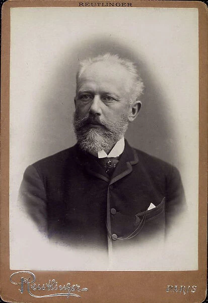 Peter Ilich Tchaikovsky, Russian composer, late 19th century. Artist: Charles Reutlinger
