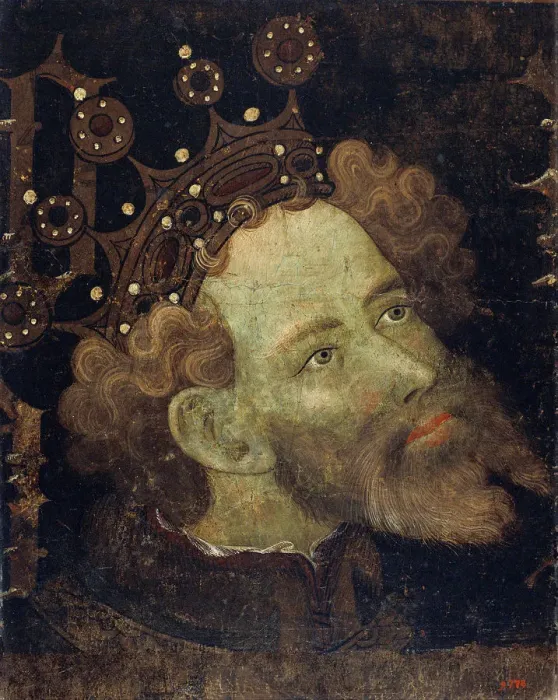Framed Print : Peter IV (1319-1387), King of Aragon. Artist: Mateu, Jaume (before 1402-after 1452) Framed Print : Peter IV (1319-1387), King of Aragon. Artist: Mateu, Jaume (before 1402-after 1452)