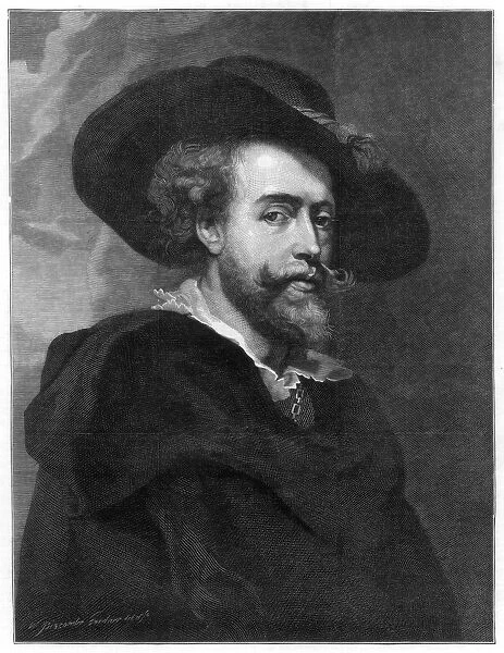 Peter Paul Rubens, Flemish painter, 1877. Artist: William Biscombe Gardner