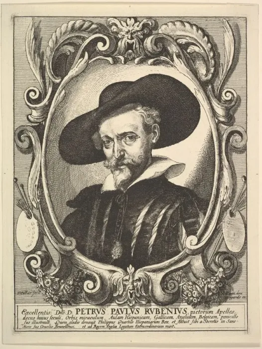 Framed Print : Peter Paul Rubens (Petrus Paulus Rubenius), 1625-77. Creator: Wenceslaus Hollar Framed Print : Peter Paul Rubens (Petrus Paulus Rubenius), 1625-77. Creator: Wenceslaus Hollar