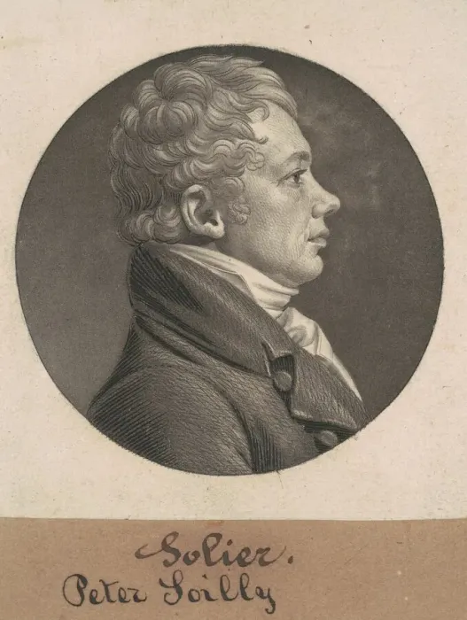 Framed Print : Peter Sailly, 1807. Creator: Charles Balthazar Julien Fevret de Saint-Memin Framed Print : Peter Sailly, 1807. Creator: Charles Balthazar Julien Fevret de Saint-Memin