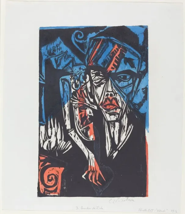 Framed Print : Peter Schlemihls wundersame Geschichte: Kampfe. Qualen der Liebe... 1915 Framed Print : Peter Schlemihls wundersame Geschichte: Kampfe. Qualen der Liebe... 1915