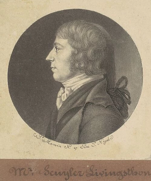 Peter Schuyler Livingston, 1797. Creator: Charles Balthazar Julien Fé