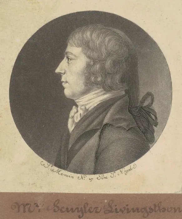 Framed Print : Peter Schuyler Livingston, 1797. Creator: Charles Balthazar Julien Fé Framed Print : Peter Schuyler Livingston, 1797. Creator: Charles Balthazar Julien Fé