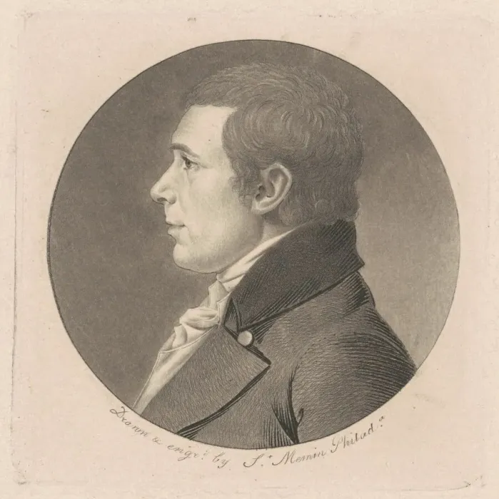 Framed Print : Peter Stephen DuPonceau, c. 1800. Creator: Charles Balthazar Julien Fé Framed Print : Peter Stephen DuPonceau, c. 1800. Creator: Charles Balthazar Julien Fé