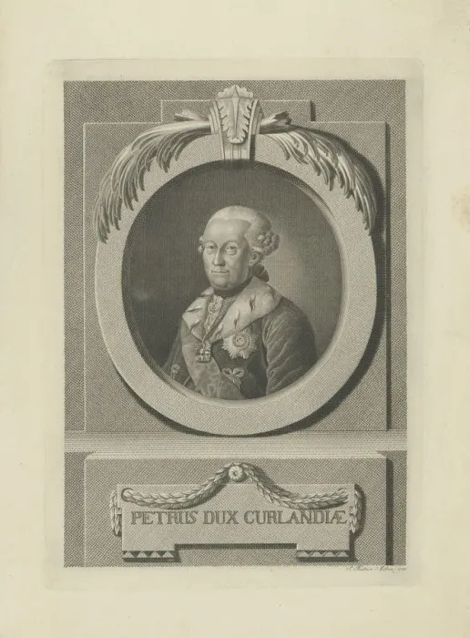 Framed Print : Peter von Biron (1724-1800), Duke of Courland and Semigallia, 1781. Creator: Kuetner Framed Print : Peter von Biron (1724-1800), Duke of Courland and Semigallia, 1781. Creator: Kuetner