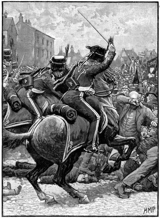 Framed Print : Peterloo Massacre, Manchester, 16 August 1819 Framed Print : Peterloo Massacre, Manchester, 16 August 1819