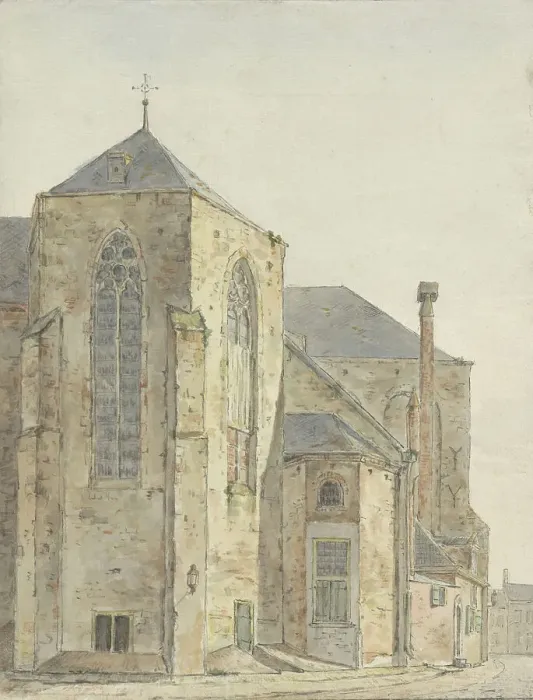 Framed Print : Peter's Church in Utrecht, 1814-1834. Creator: Pieter van Oort Hzn Framed Print : Peter's Church in Utrecht, 1814-1834. Creator: Pieter van Oort Hzn
