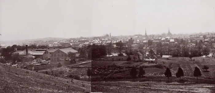 Framed Print : Petersburg, 1864. Creators: Tim O Sullivan, Alexander Gardner Framed Print : Petersburg, 1864. Creators: Tim O Sullivan, Alexander Gardner