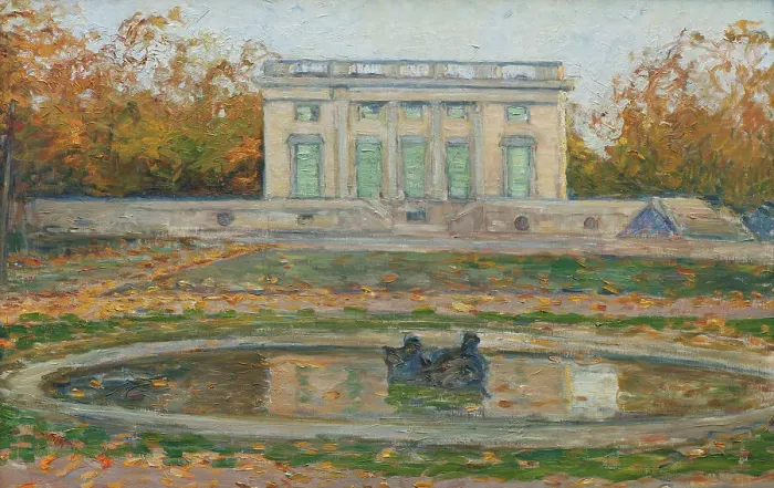 Framed Print : Petit Trianon, Autumn, late 19th-early 20th century. Creator: Martha Tynell Framed Print : Petit Trianon, Autumn, late 19th-early 20th century. Creator: Martha Tynell