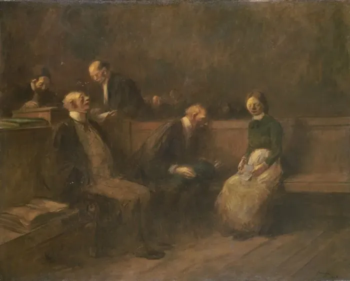 Framed Print : The Petition, 1906. Creator: Jean Louis Forain Framed Print : The Petition, 1906. Creator: Jean Louis Forain