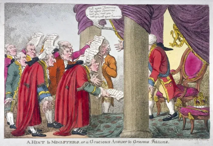 Framed Print : Petitioners before George III Framed Print : Petitioners before George III