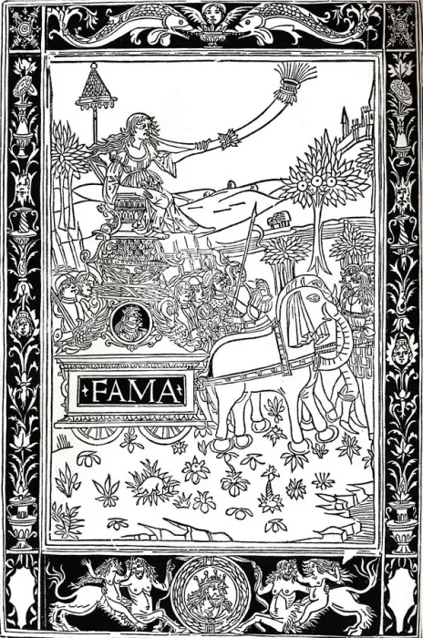Framed Print : Petrarca: Trionfi, 1488, (1917) Framed Print : Petrarca: Trionfi, 1488, (1917)