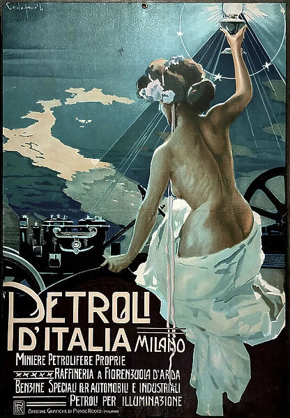 Petroli D'italia Milano. Creator: Codognato, Plinio (1878-1940)