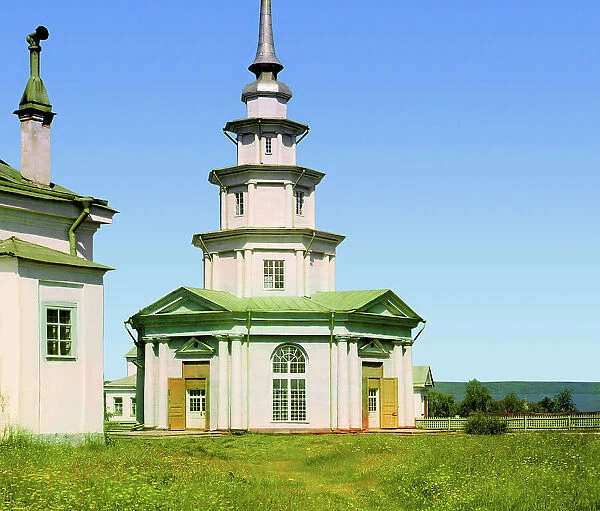 Petrozavodsk: chapel built by Peter the Great, 1915. Creator: Sergey Mikhaylovich Prokudin-Gorsky