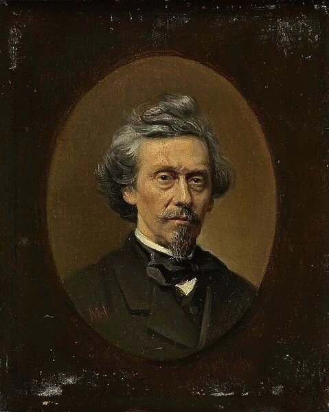 Petrus Franciscus Greive (1811-72), Painter, 1870-1895. Creator: Meijer Isaac de Haan