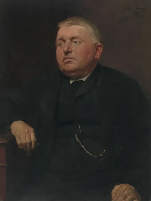 Framed Print : Petrus Josephus Marien, Mayor of Kapellen, 1886. Creator: Edouard De Jans Framed Print : Petrus Josephus Marien, Mayor of Kapellen, 1886. Creator: Edouard De Jans