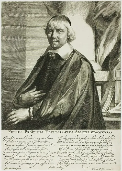 Framed Print : Petrus Proclius, n.d. Creator: Cornelis de Visscher Framed Print : Petrus Proclius, n.d. Creator: Cornelis de Visscher