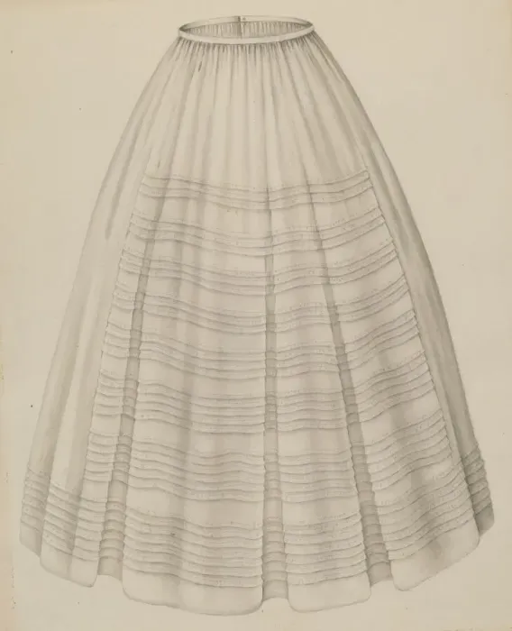 Framed Print : Petticoat, 1935 / 1942. Creator: Gertrude Lemberg Framed Print : Petticoat, 1935 / 1942. Creator: Gertrude Lemberg