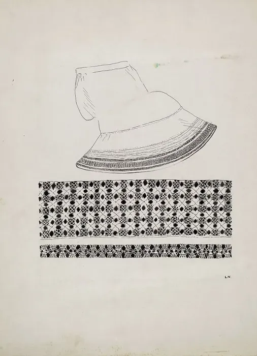 Framed Print : Petticoat, c. 1936. Creator: Lena Nastasi Framed Print : Petticoat, c. 1936. Creator: Lena Nastasi