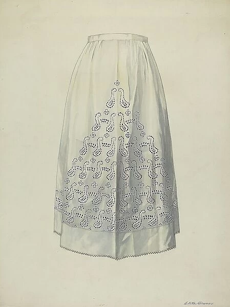 Petticoat, c. 1937. Creator: Edith Towner