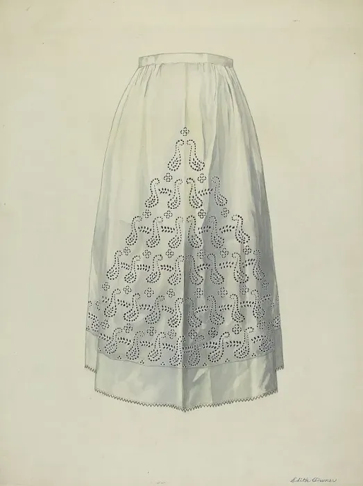 Framed Print : Petticoat, c. 1937. Creator: Edith Towner Framed Print : Petticoat, c. 1937. Creator: Edith Towner