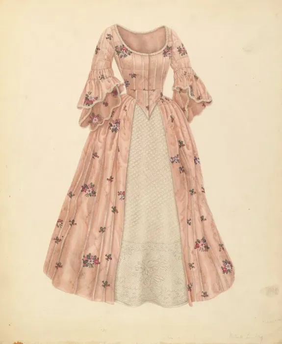 Framed Print : Petticoat Dress, c. 1941. Creator: Gertrude Lemberg Framed Print : Petticoat Dress, c. 1941. Creator: Gertrude Lemberg