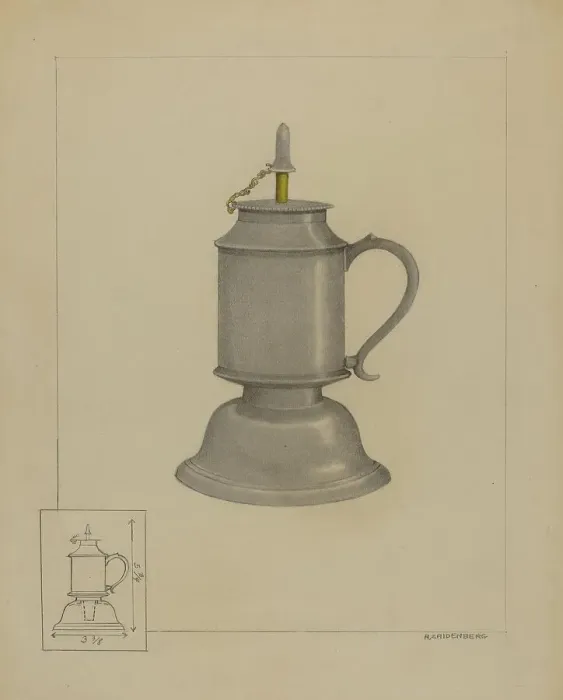 Framed Print : Petticoat Lamp, c. 1936. Creator: A. Zaidenberg Framed Print : Petticoat Lamp, c. 1936. Creator: A. Zaidenberg
