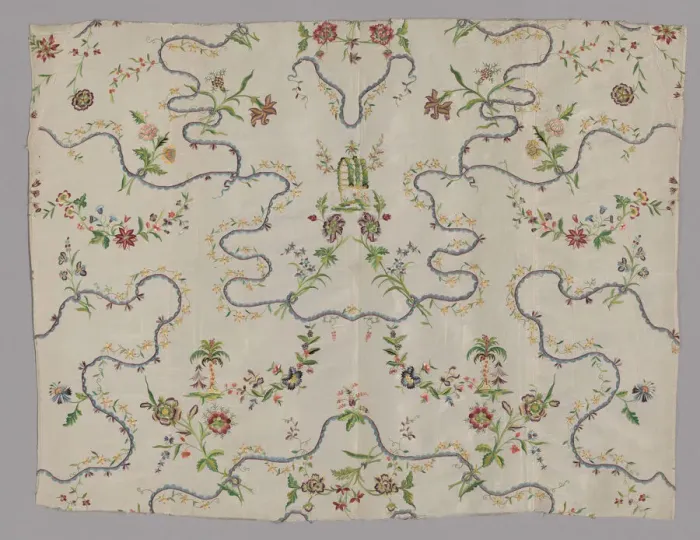 Framed Print : Petticoat Panel, England, 1730-50. Creator: Unknown Framed Print : Petticoat Panel, England, 1730-50. Creator: Unknown