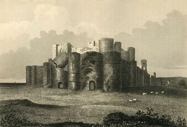 Pevensey Castle in 1737, 1835. Creator: Charles J Smith