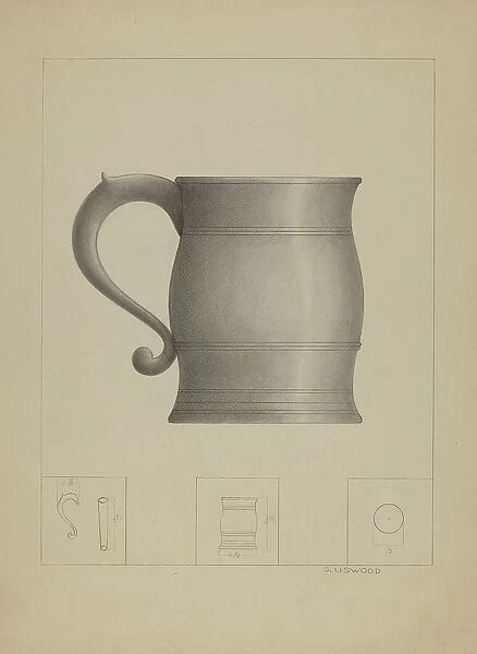 Pewter Mug, 1935 / 1942. Creator: Sidney Liswood