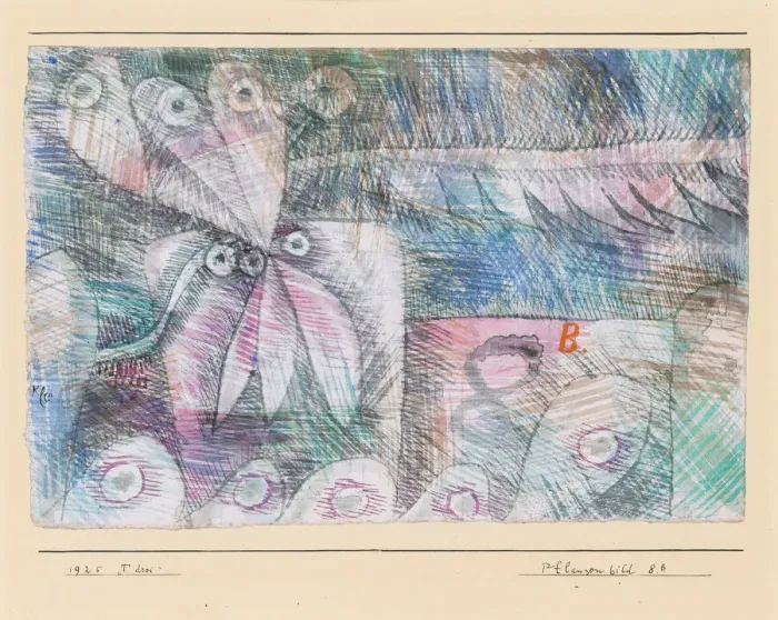 Framed Print : Pflanzen Bild 8. B. 1925. Creator: Klee, Paul (1879-1940) Framed Print : Pflanzen Bild 8. B. 1925. Creator: Klee, Paul (1879-1940)